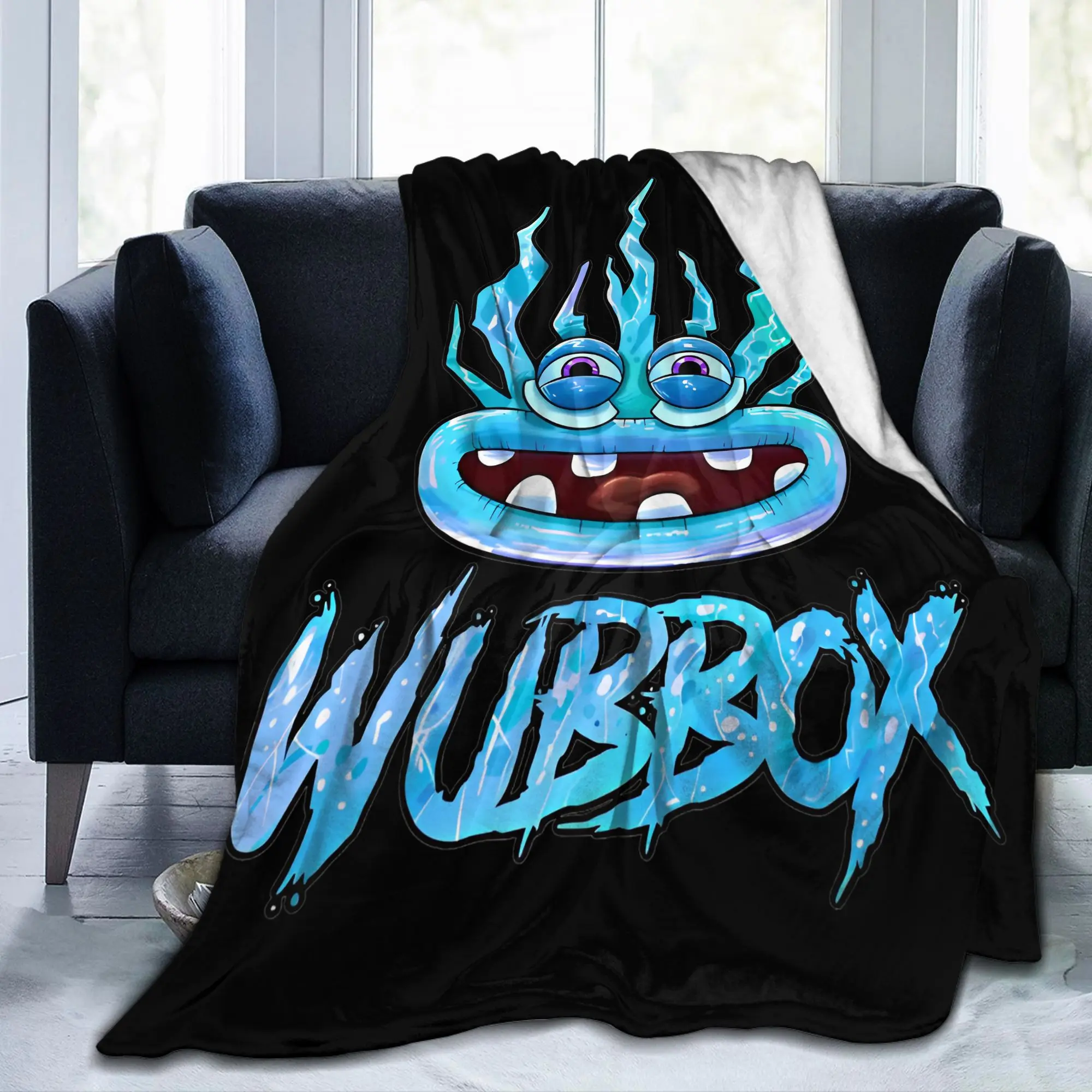 Mantas de franela Wubbox My Singing Monsters para todas las estaciones, mantas súper suaves multifunción para cama, colcha para dormitorio
