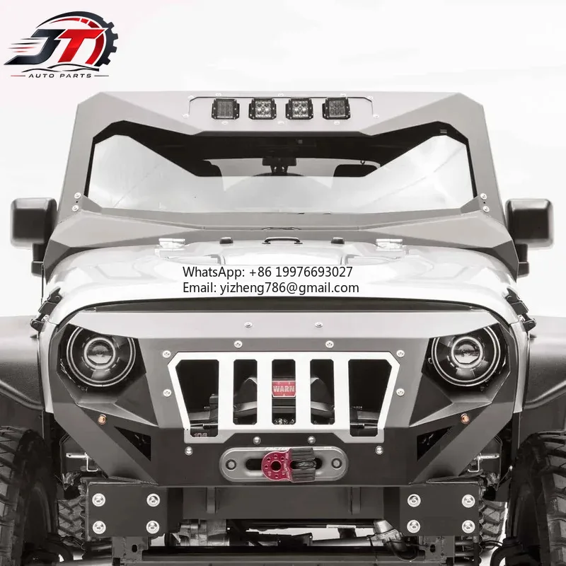 New style Black Powder Coat Vicowl for Jeep Wrangler JK