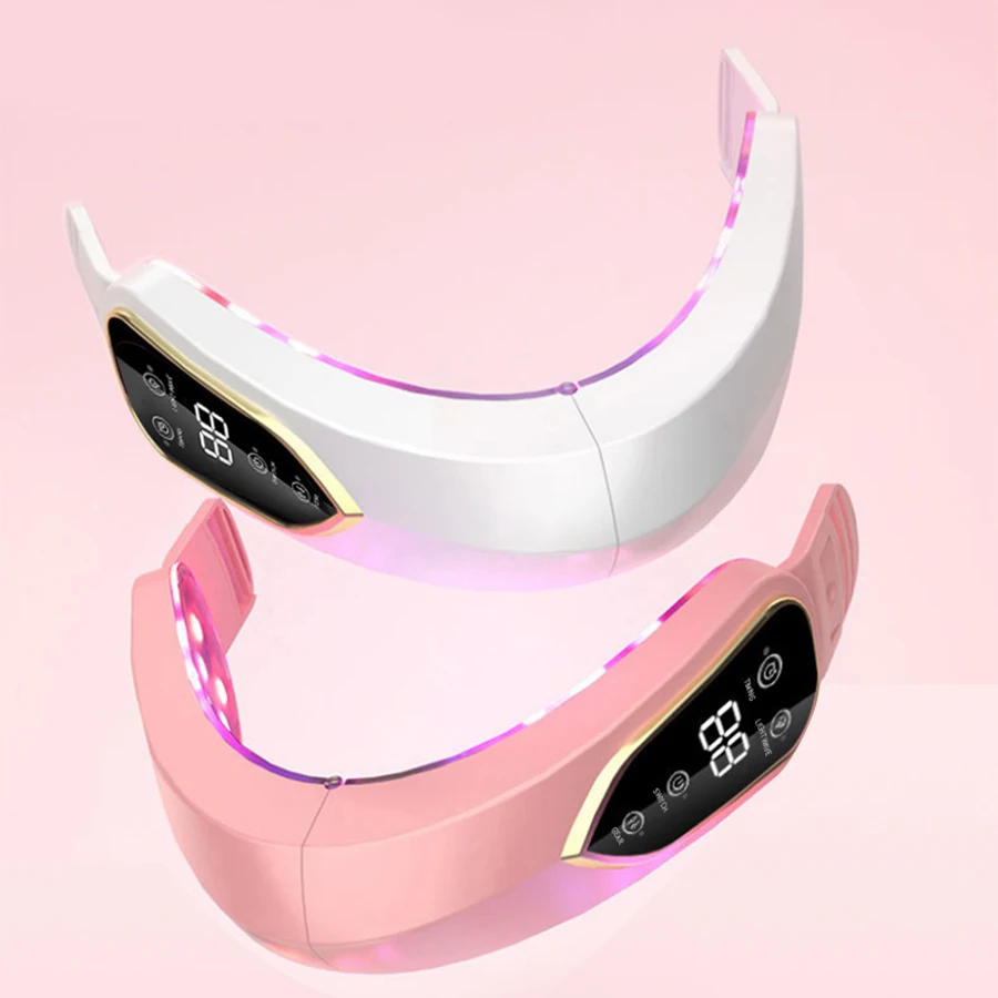 جهاز شد الوجه بالعلاج بالفوتون ليد ، تنحيف الوجه ، مدلك اهتزاز ، تسخين الذقن المزدوج ، تدليك الوجه على شكل V ، 1: #5