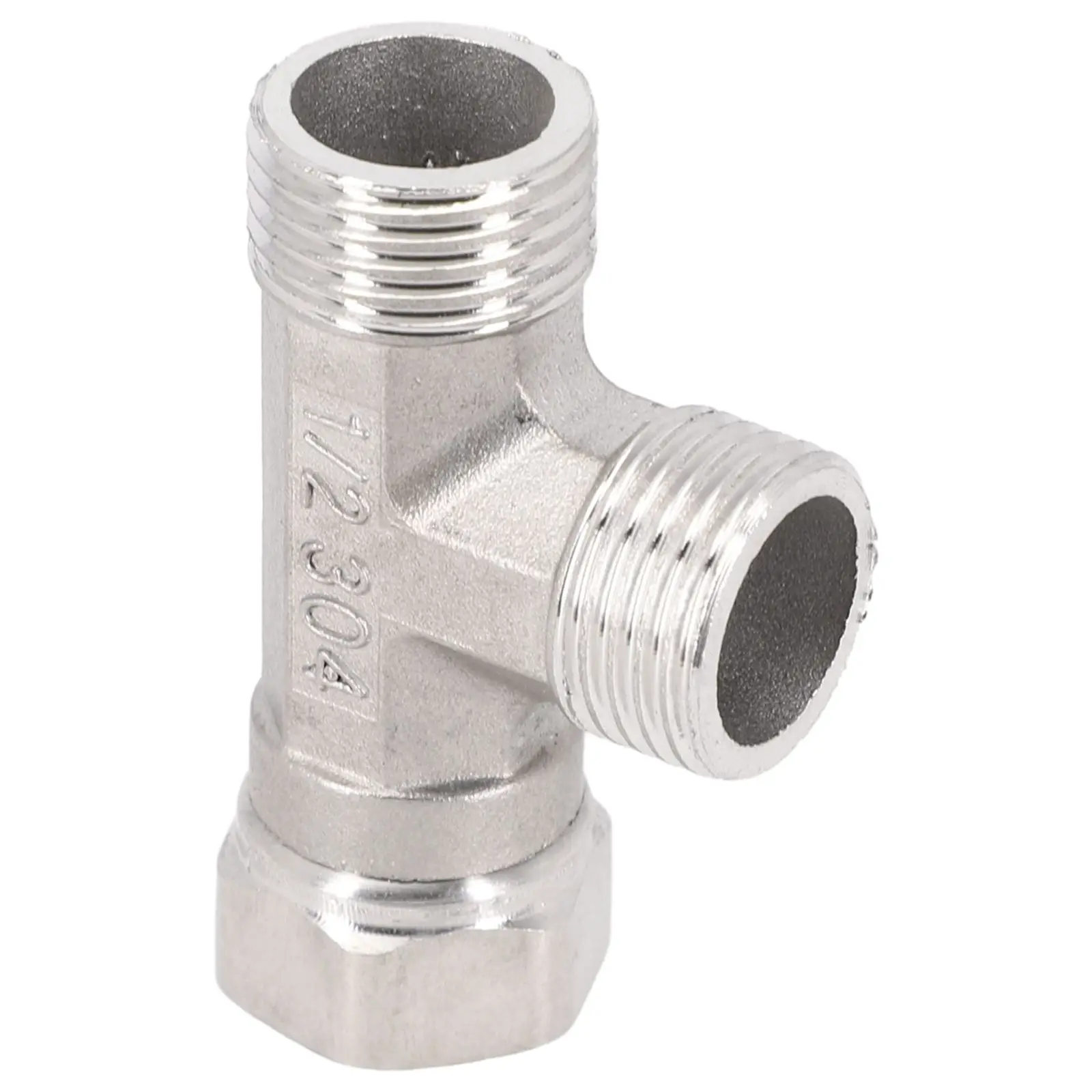 Solid Stainless Steel T Adapter Valve 3 Ways For Diverter for Bath Toilet Bidet Sprayer Shower Head G12 Enhanced Performance