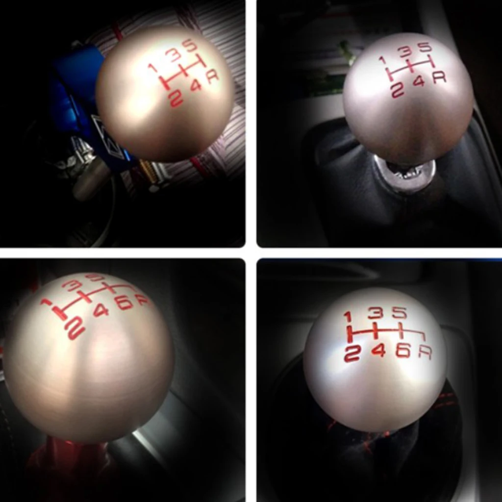 5 مقبض تروس يدوي على شكل كرة من الألومنيوم لـ / Civic / #2