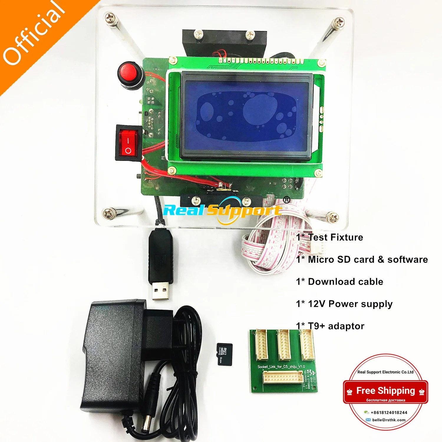 New upgraded Hashboard Test Fixture/Tester ZJ0001000001 or universal test jig For Antminer S9 S17 S19 L7 D7 L3+ Series Miner