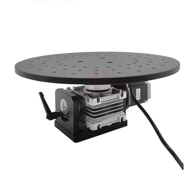 JD300 Rotary Axis Electric Circle Rotate Work Table Platform with Motor Control for Laser Marking Engraving Machine Reduction