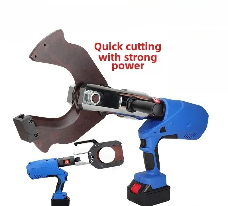 Rechargeable electro-hydraulic cable cut-out cable cut-out