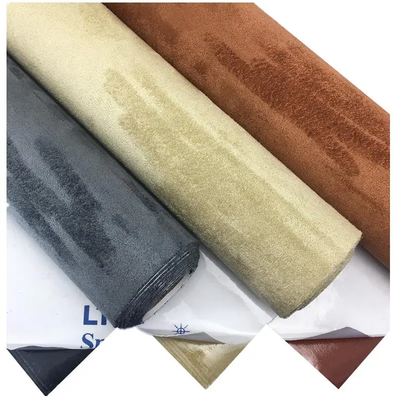 Elasticity Self-adhesive Suede Fabric By Meters for Car Interior Modification Door Panel Workbench DIY Sewing Upholstery Cloth