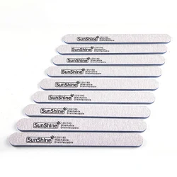 SunShine 25pcs/lot High quality Double Japanese Sandpaper 120/180 Professional Nail File Buffer Nail Art Beauty Tools Wholesale