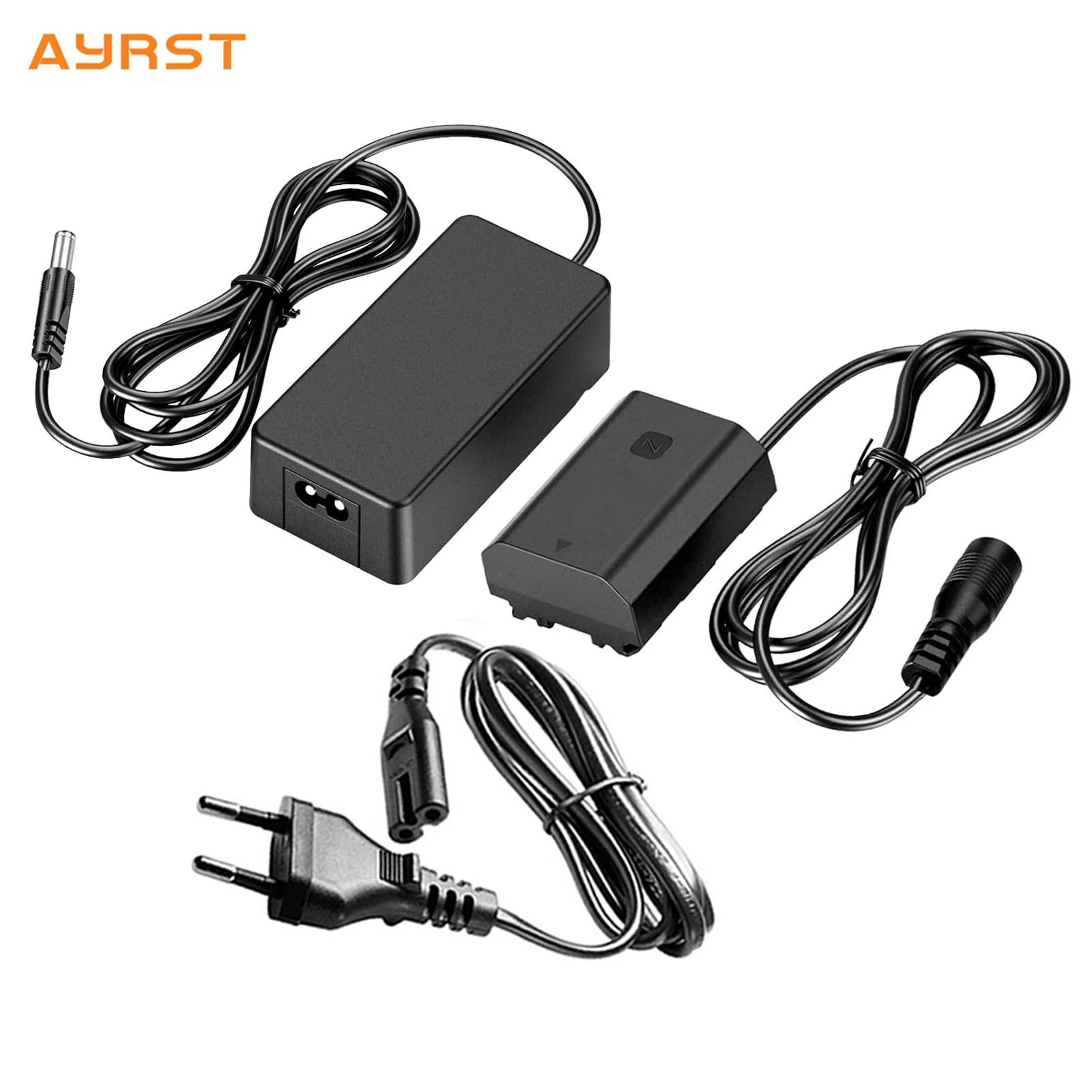 NP-FZ100 NP FZ100 AC Power Supply Adapter and DC Coupler Dummy Battery Kit For Sony A1, A9 II, A7R III FX3 FX30, ZV-E1 A7SIII