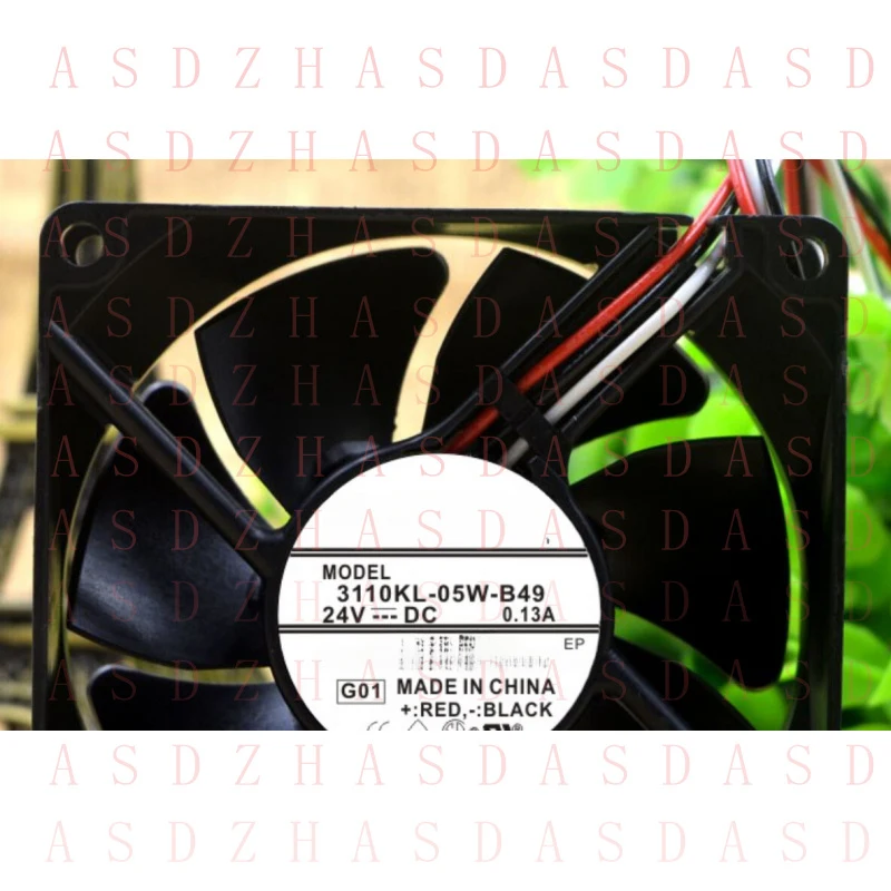 

Z for NMB 3110KL-05W-B49 8025 8cm 24V 0.13A Chassis Cooling Industrial Fan Mute