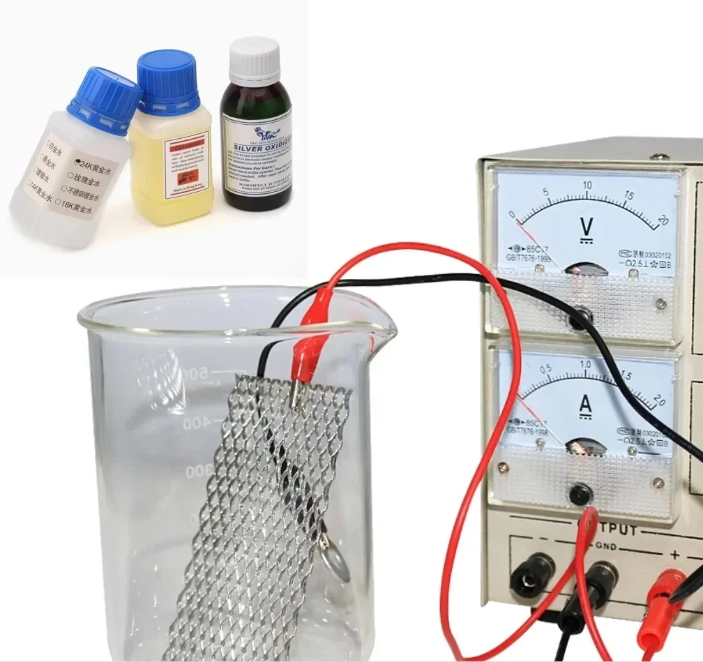 14K 18K 24K Rose Gold Silver Electroplating Water, DIY Jewelry Making Imitation Oxidation Liquid