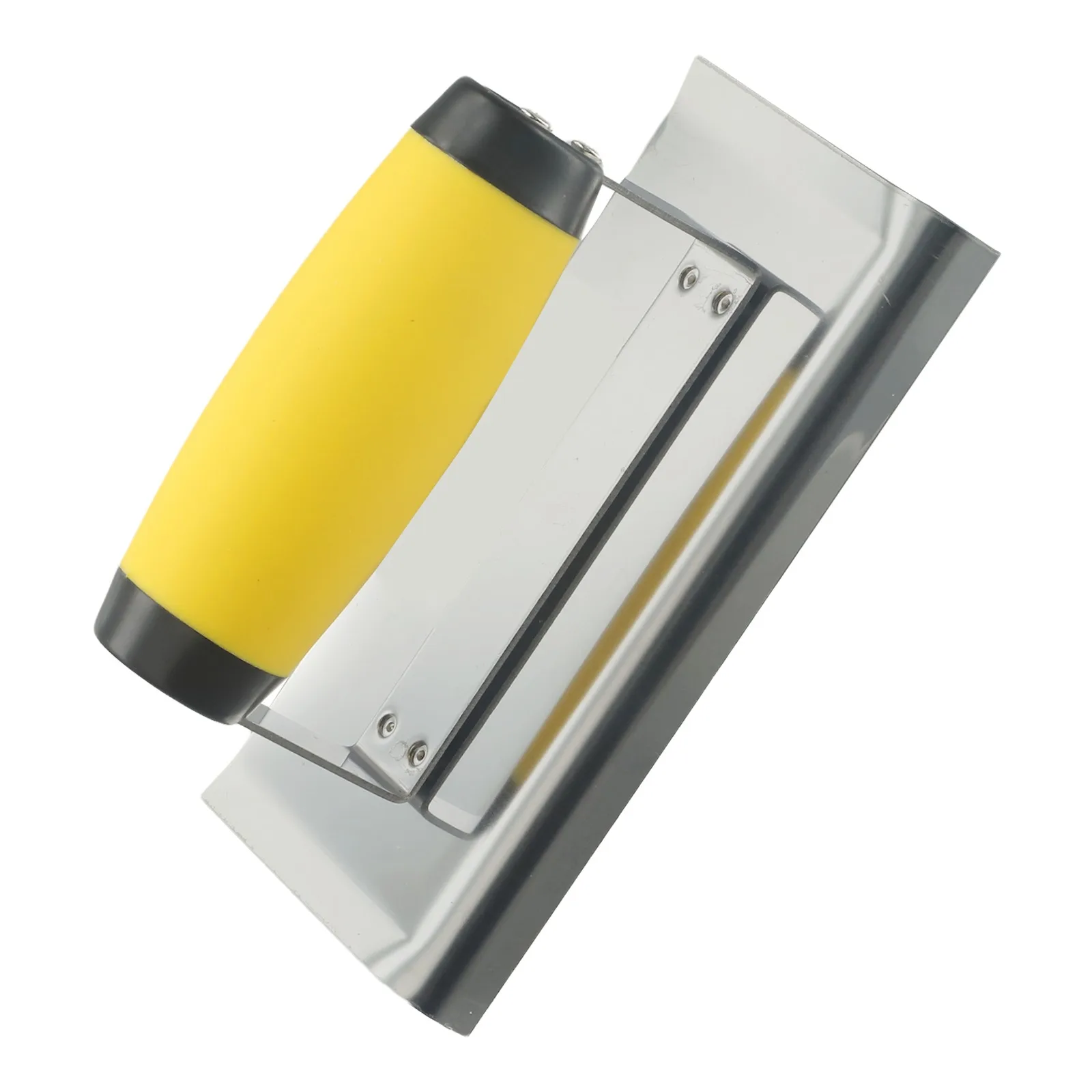 Stainless Steel Concrete Plastering Trowel Groover Tool with Ergonomic Handle for Cement and Stucco Finishing Applications