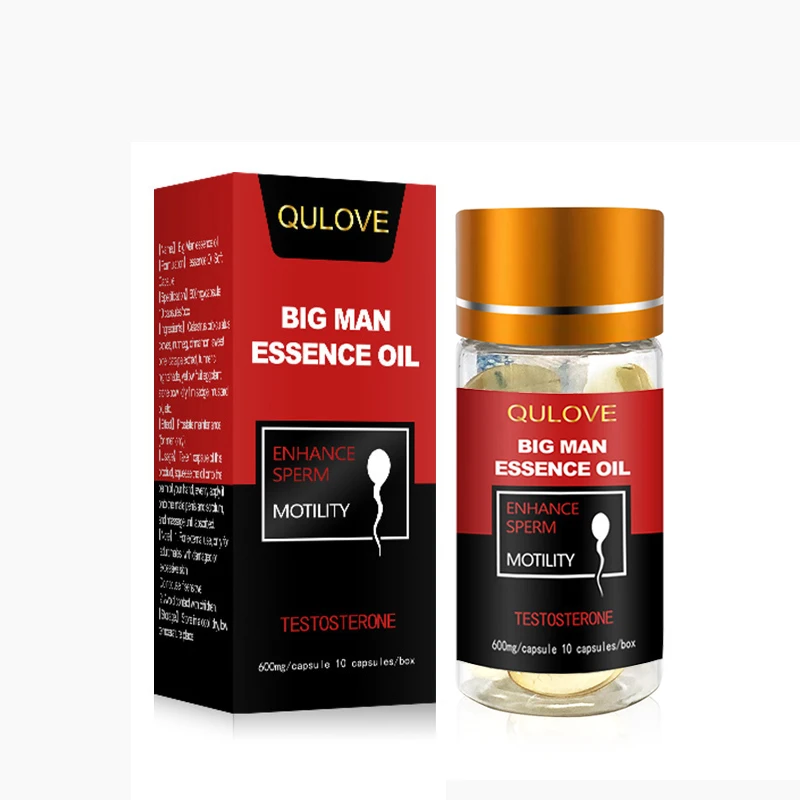 QULOVE Men's Energy Soft Capsule, private massage for long-lasting amplification, enjoyment of sexual activity, prolonged ejacul