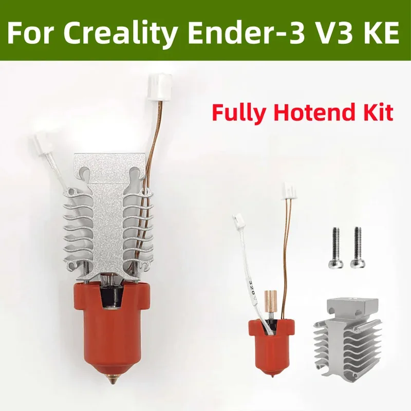 

Ender-3 V3 KE Hotend Kit Nozzle Extruder For Creality Ender 3 V3 KE 3D Printer Ceramic Heating Block Kit 300°C High Thermal