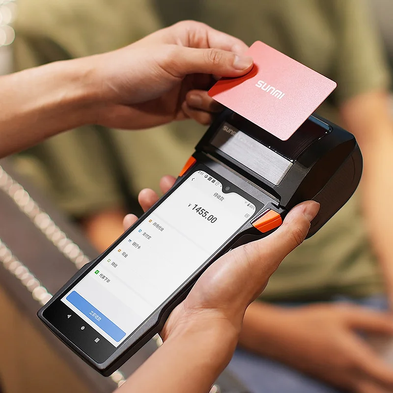 New Pos Systems Payment Terminal For Sunmi V2 Plus Android 11 Card Machine pos Handheld Pos Terminal With Ticketing Printer