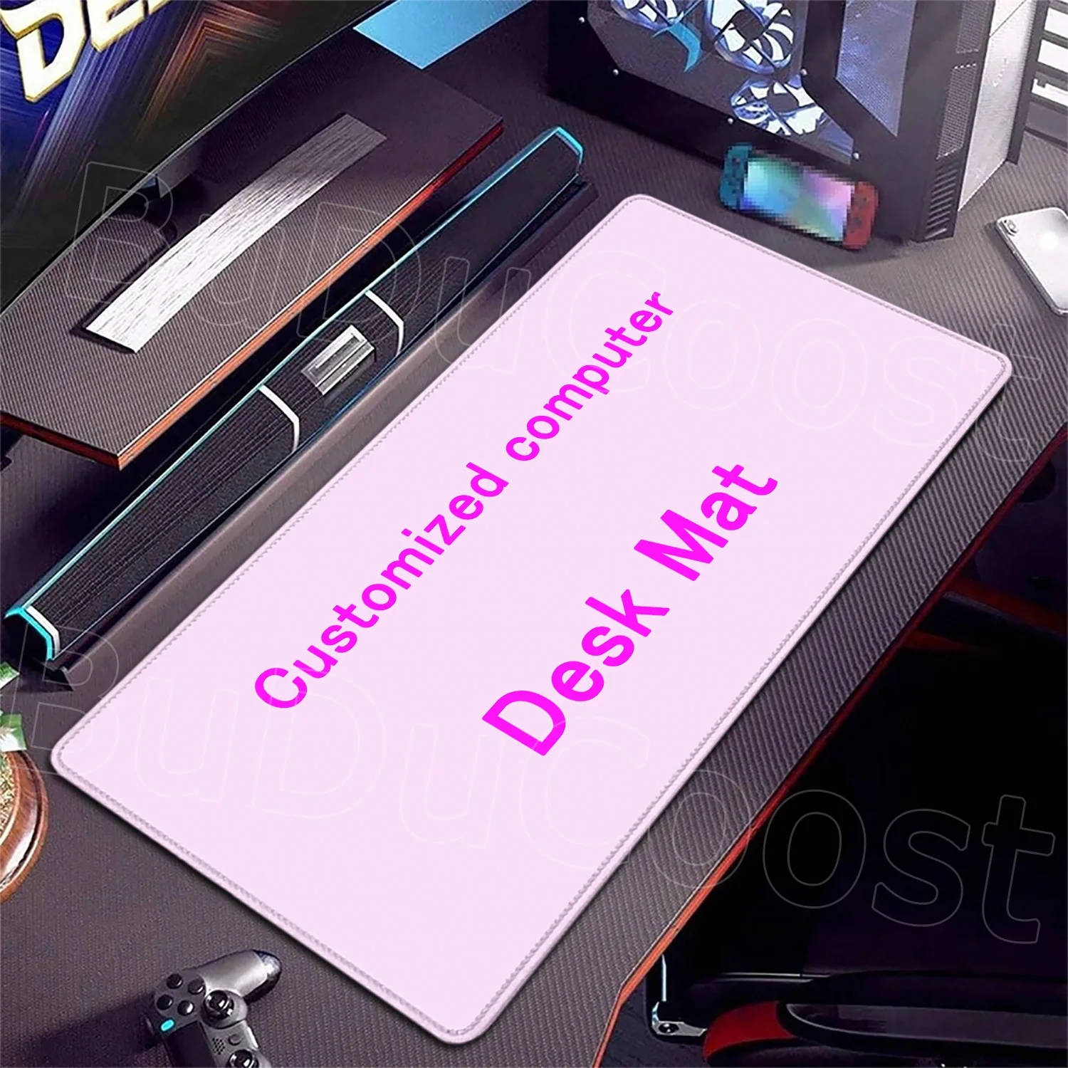 

Custom Keyboard Table Playmat Mousepad Computer Mouse Pad 900x400x5mm Non-Slip Natural Rubber Carpet Square Desktop DIY Mausepad