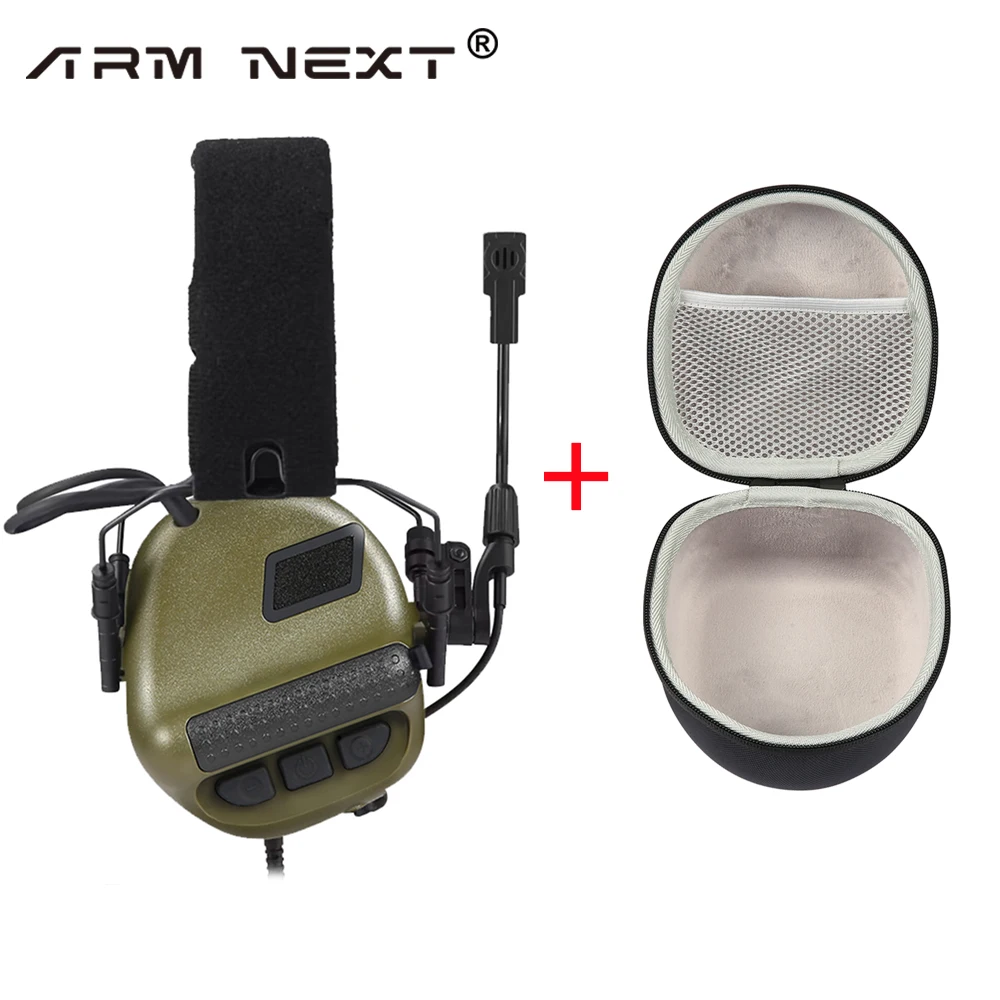 

F10 NRR22dB Tactical Hunting Electronic Shooting Earmuffs Hearing Protection Anti-noise Headset Military Communication Headphone