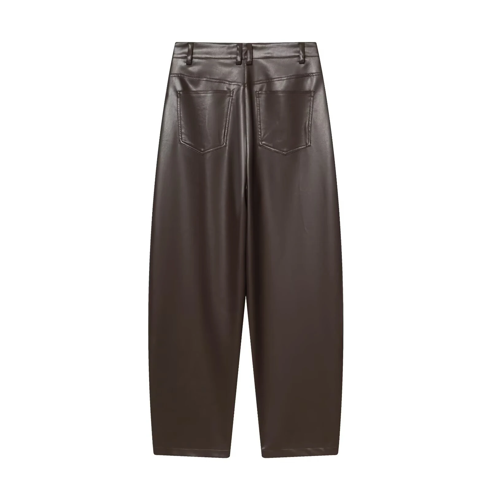 

Новые женские повседневные универсальные свободные карманные брюки в европейском и американском стиле 2025 года, зимняя версия с воздушным шаром