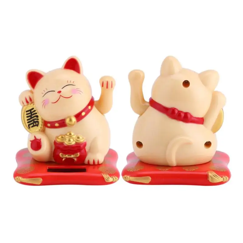 Wealth Waving Hand Cat Chinese Lucky Cat Gold Maneki Neko Cute Lucky Cat Craft Art Shop Hotel Shop Home Car Decoration Gift