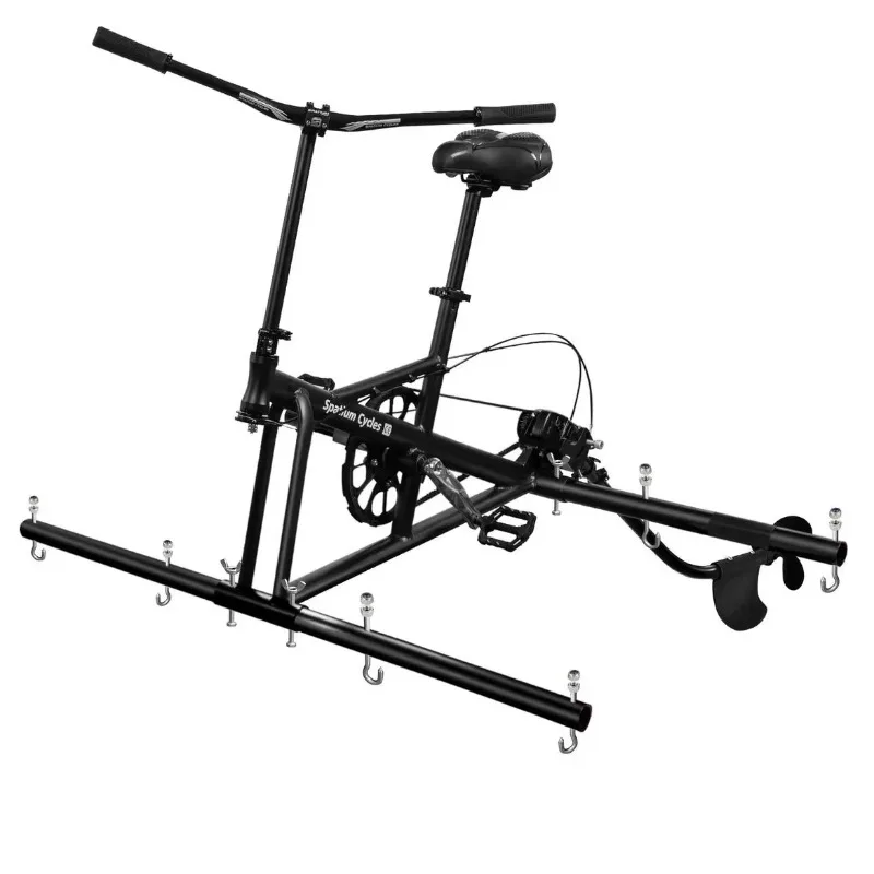 New Arrival Inflatable Single Water Bike Pedal Dinghy Pedal Boat Floating Bicycle Bike's Frame For Sale