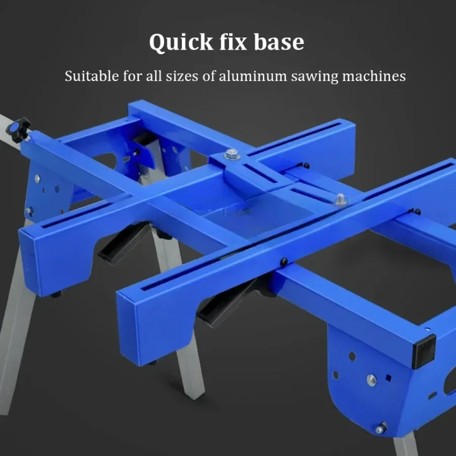 Machine à découper portable en aluminium, scie à onglets, banc de travail multifonctionnel, table de calcul, mobile