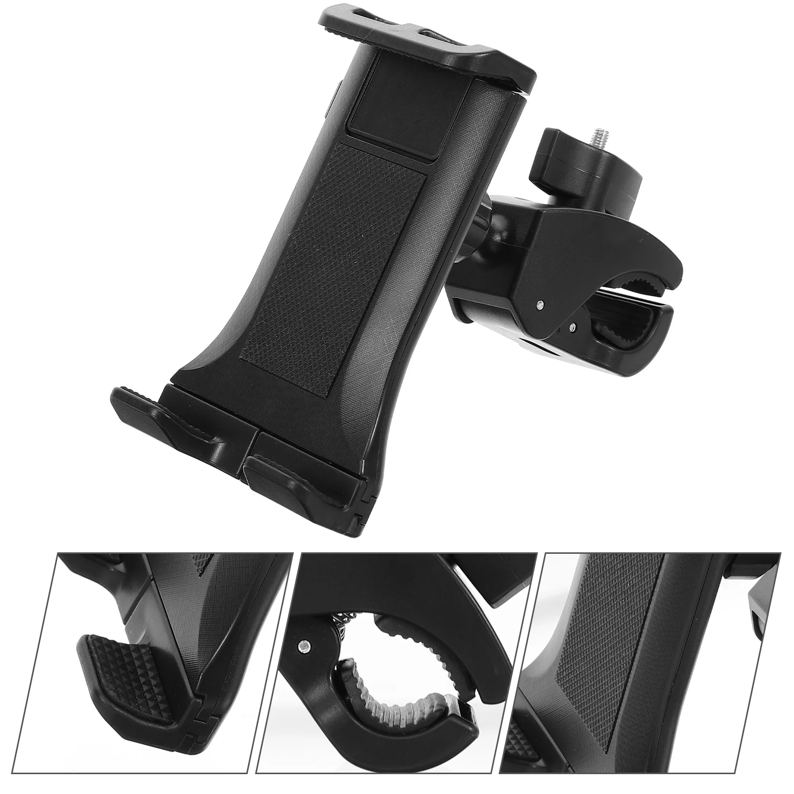 

Durable Treadmill Phone Holder for Fitness Equipment Bike Tablet Stand 360 Rotating Stroller Mount Exercise Sports Bracket