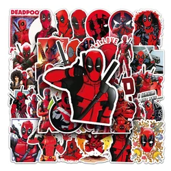 Disney-pegatinas de dibujos animados de superhéroes Deadpool, calcomanías de grafiti para guitarra, ordenador portátil, equipaje, monopatín, juguete divertido para niños, 10/30/50 Uds.