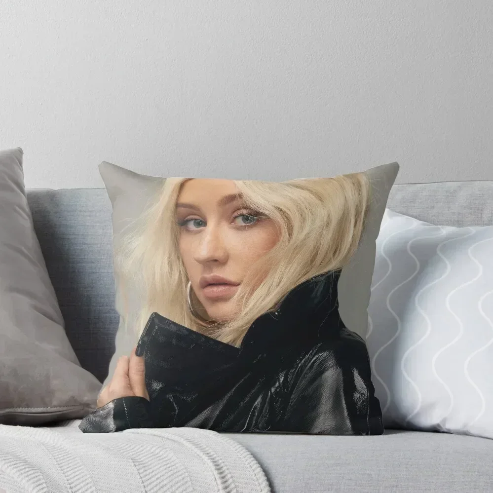 

Xtina Throw Pillow bed pillows Couch Pillows Embroidered Cushion Cover pillow