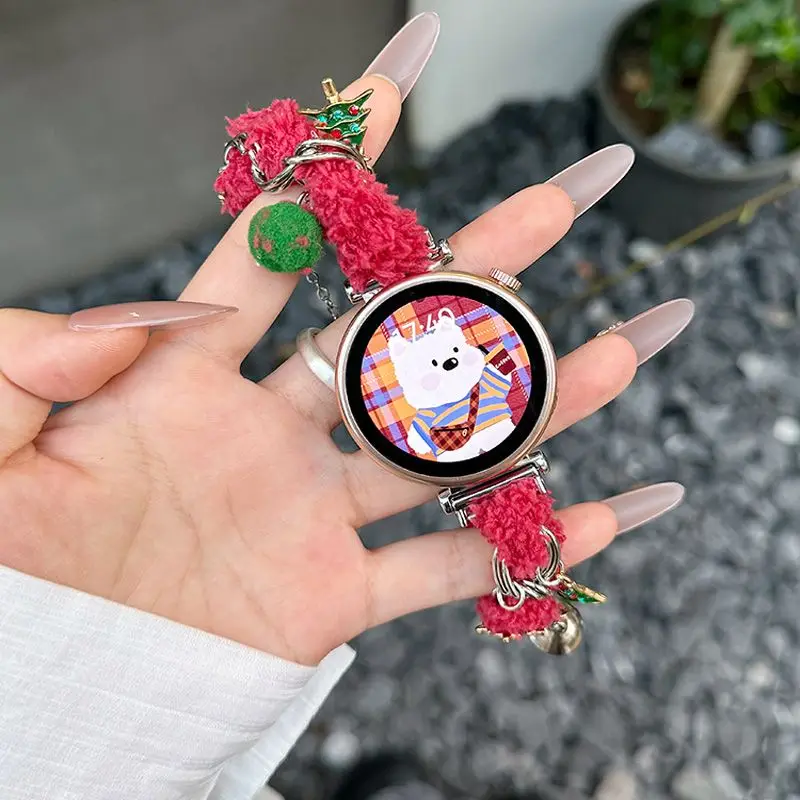 

Летний ремешок Pink Star Chain Edition для Huawei GT5/GT5 Pro/GT4/GT2/3/4, ремешок 22 мм/20 мм/18 мм