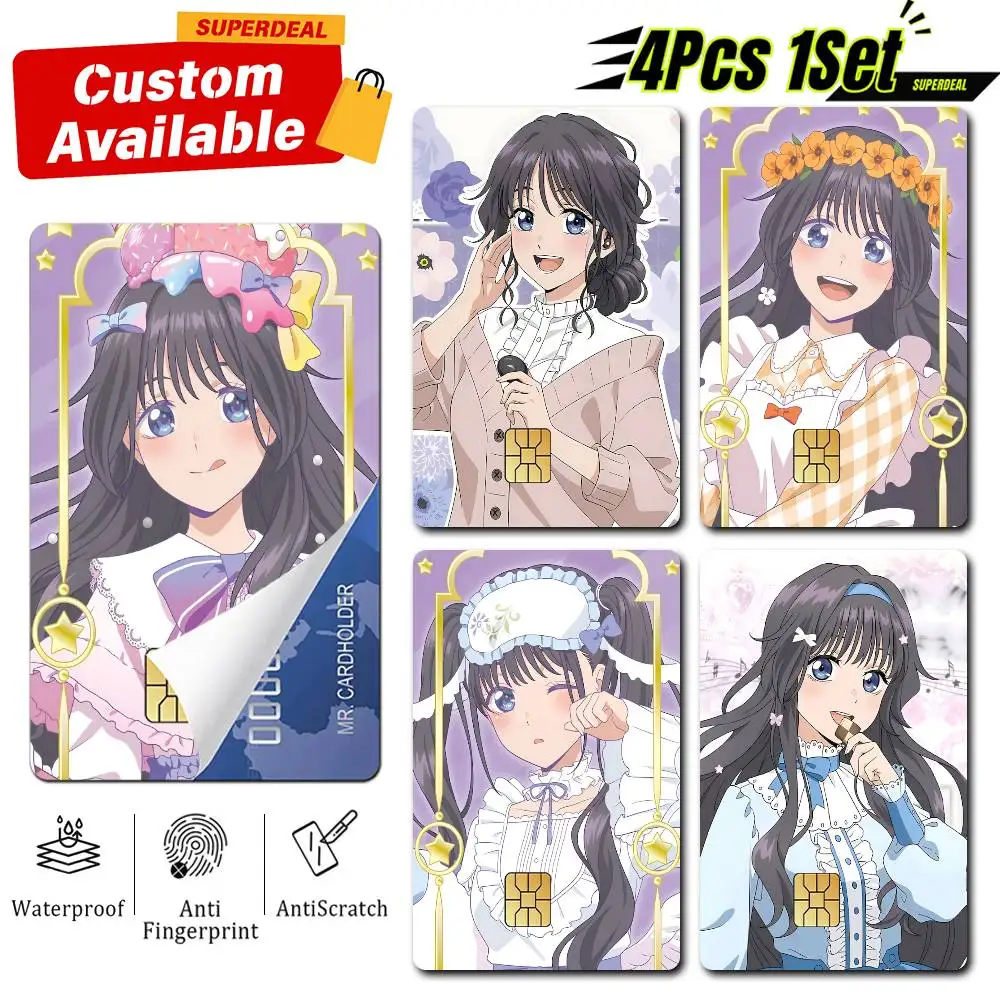 Kaoruko Waguri Official Art Merch Card Stickers for Bank Access Protective Waterproof Film Cover