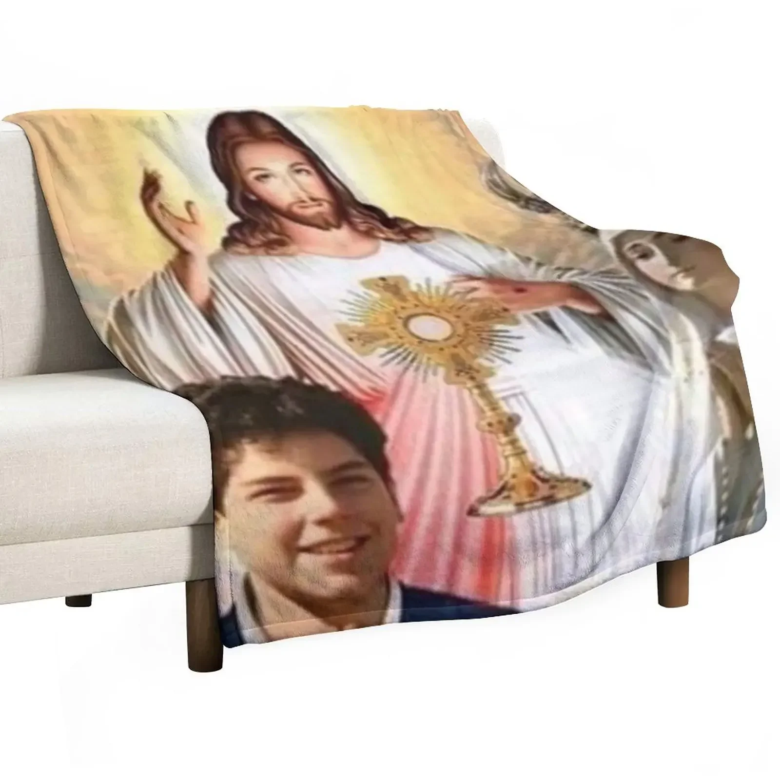 

Blessed Carlo Acutis, Beato Carlo, Blessed Carlo Throw Blanket christmas gifts Hair Blankets