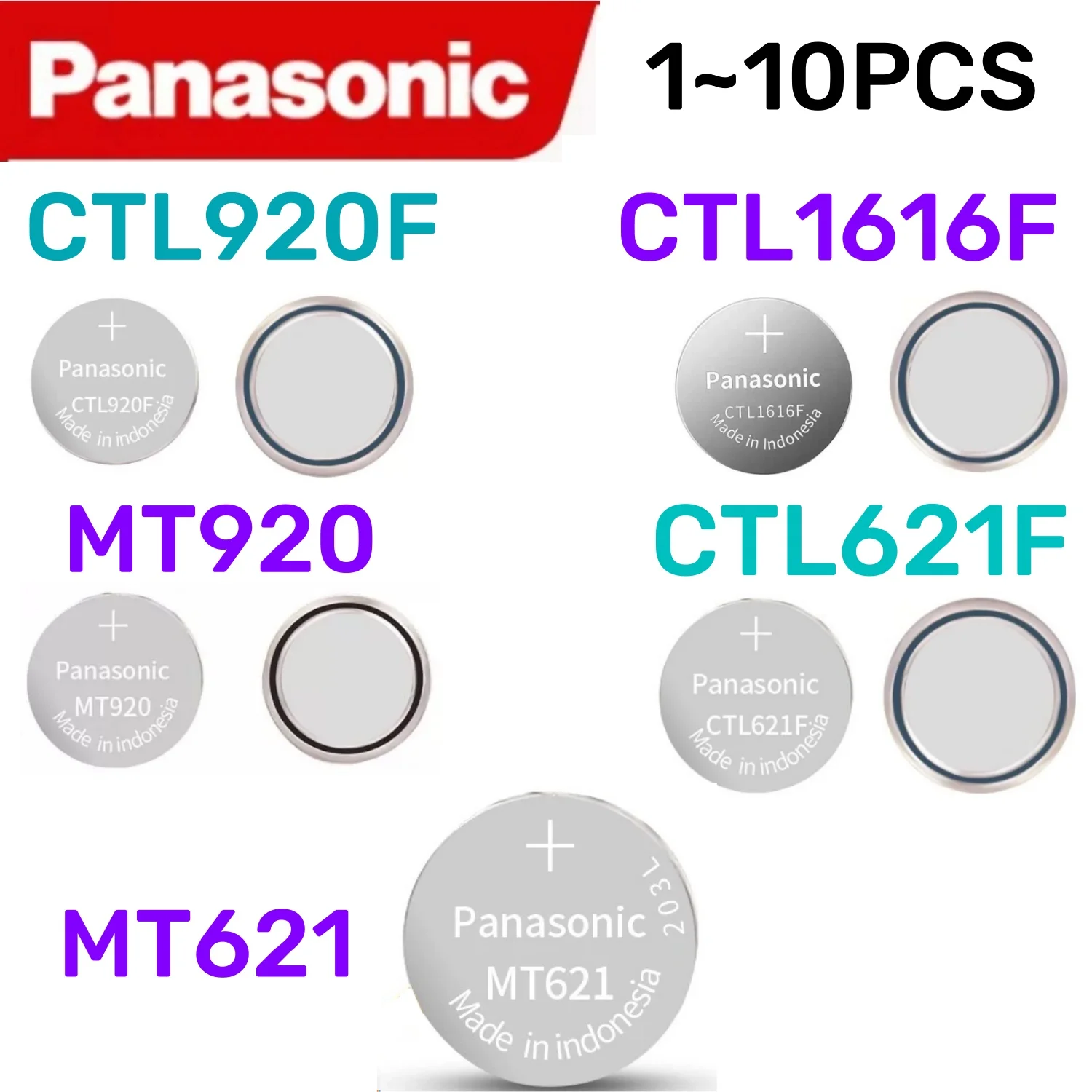 Original Panasonic CTL920F CTL1616F MT920 Battery MT621 CTL621F Integrated Circuits MT920 MT621 CTL1616F CTL920F CTL621F NEW