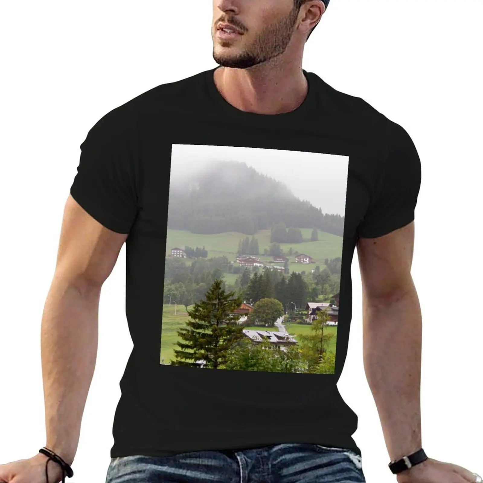 

Scattered Hamlet - Cortina D'Ampezzo - Italian Alps T-Shirt t shirt for man black cotton t-shirt plain for man package T-Shirt