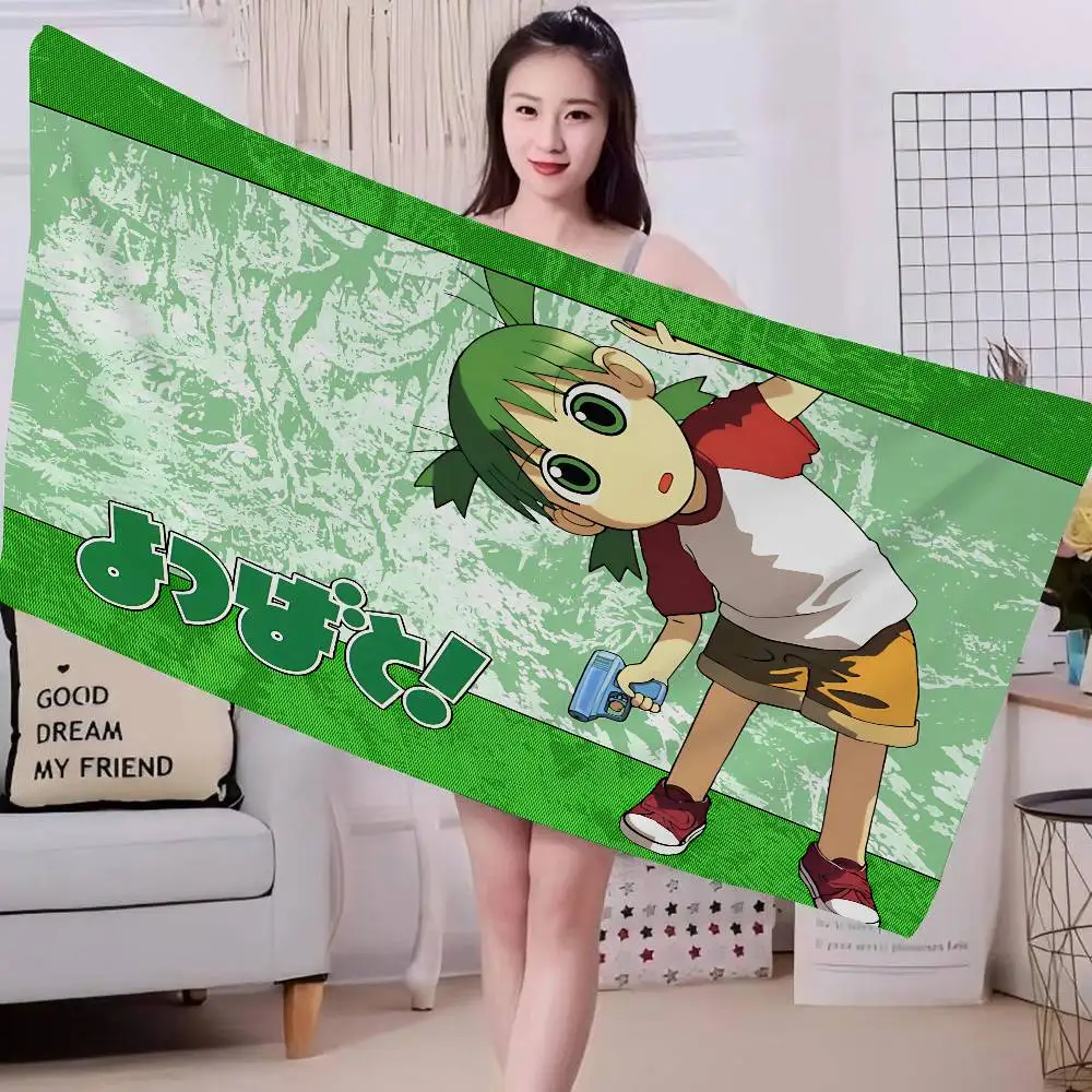 Anime Y-Yotsuba Mikrofaser-Strandtuch, saugfähig, schnell trocknend, weich, für Yoga, Schwimmen, Resort, Bergsteigen