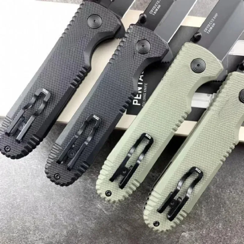 Coltello pieghevole CTS-XHP Coltello da frutta da campeggio esterno tattico portatile con manico da caccia