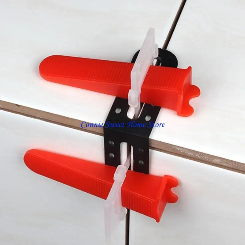 

LXAF 25Pcs Tile Leveling System Clip DIY Tile Leveler Spacers Reusable Wedges Floor Wall Tiles Tool Accessories Easy to Use