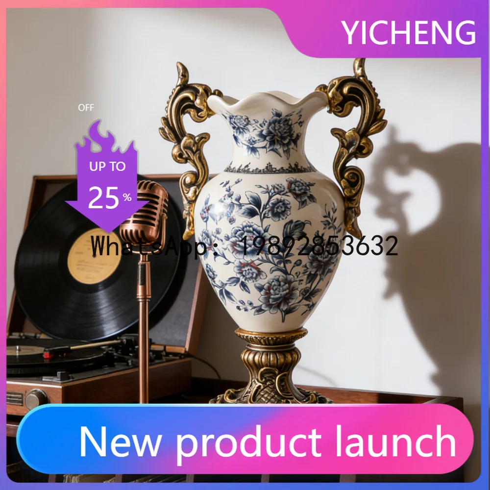 

WD amphora trophy ceramic vase flower arrangement high-end villa home living room decoration floor