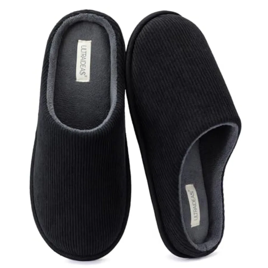 

Мужские пушистые тапочки-сабо с меховой подкладкой для дома, теплые зимние комнатные туфли