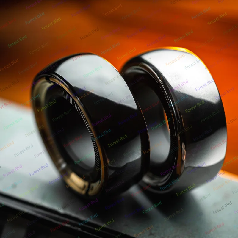 LAUTIE Mechanic C Pro Paragraph Finger Ring Copper Zirconium Fingertip Gyroscope Ratchet Magnetic Toys Decompression EDC