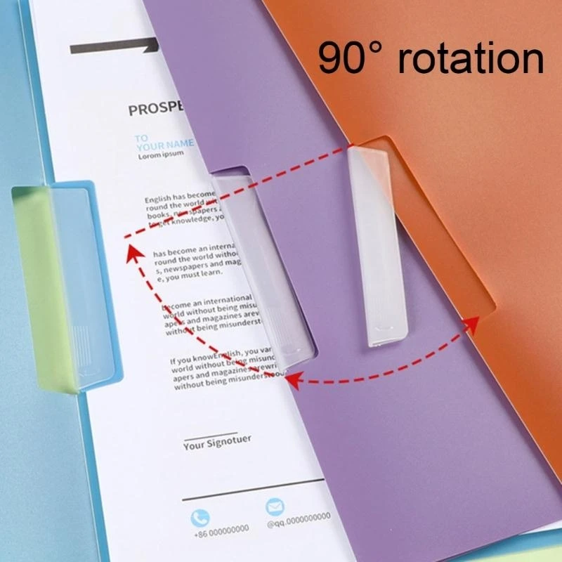 Крышка отчета о папках, 50 листов, пластиковая связующая бумага Защитник бумаги