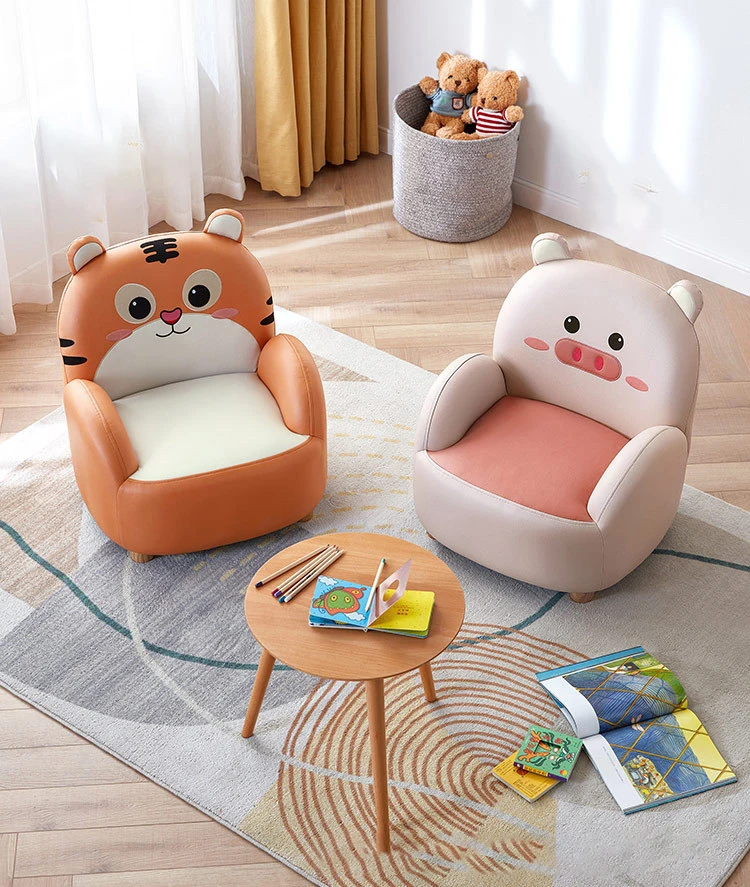 Household Cartoon Children Sofa Child Seats Armrest Baby Cute Animal Kindergarten Arm Headboards Modern Leisure Seat Chair Sofa