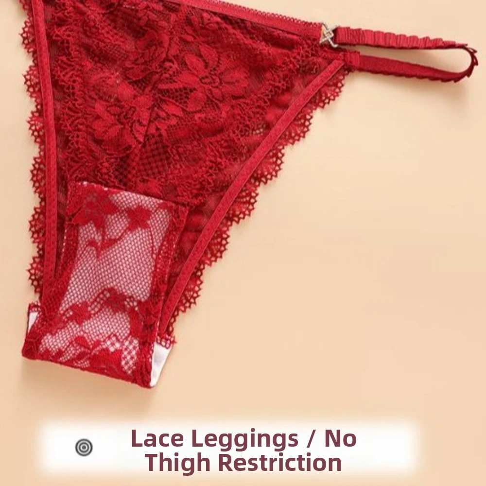 Modische Transparente Spitzen-Netz-Tanga Dünne Niedrig Geschnittene T-Back-Höschen Lingerie Blumenmuster Damenunterwäsche – Detail 8