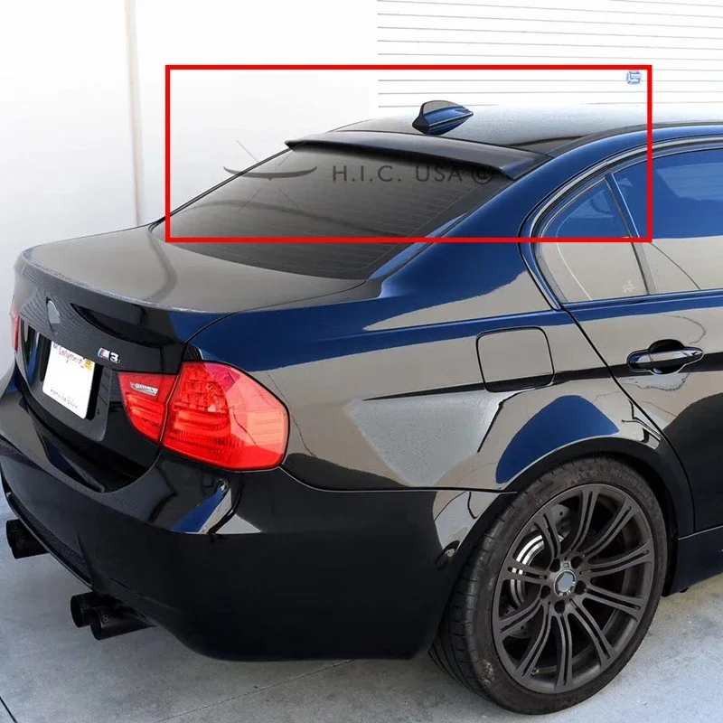 For BMW E90 Spoiler Rear Window Visor 4dr 2005-2011 Spoiler