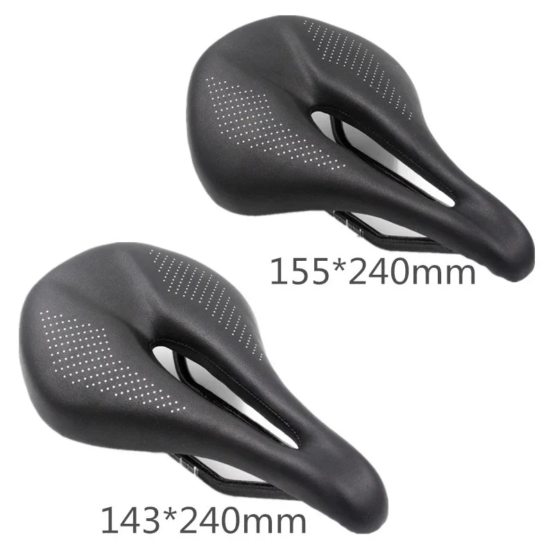 Ultralight Pu+carbon fiber saddle road mtb mountain bike bicycle S addle for man cycling saddle trail comfort races seat 143/155