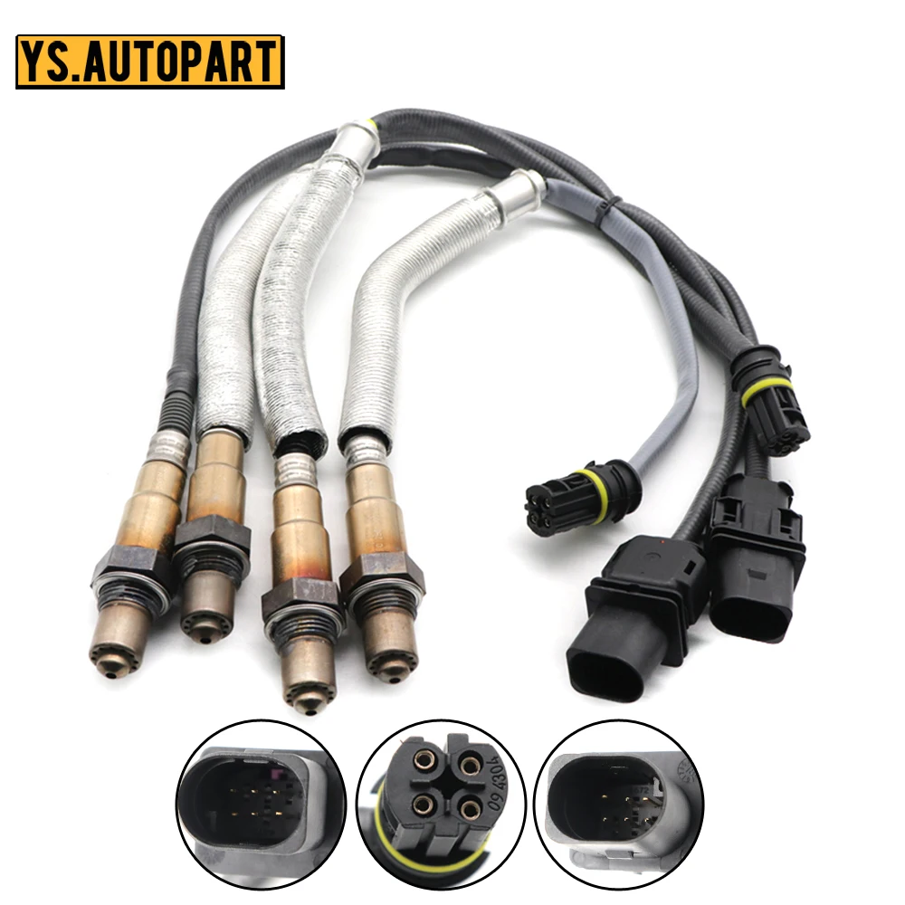 4pcs Air Fuel Ratio Lambda O2 Oxygen Sensor 11787570481 11787545243 11787535269 11787570104 For BMW 1 3 120i 320i E90 2003-2016