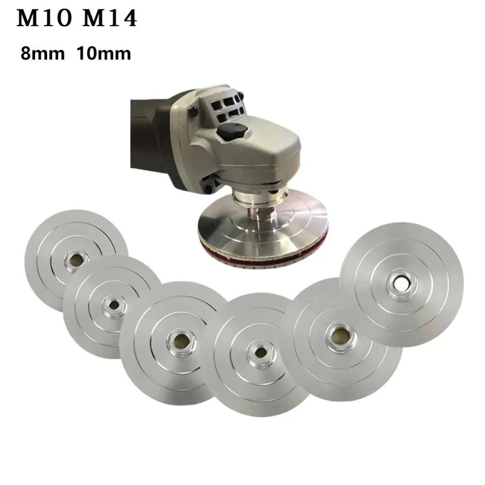 3/4 Inch Sanding Disc Backing Pads M14 M10 Backing Holder Polishing Grinding Disc Aluminum Base Self-adhesive Hook Loop