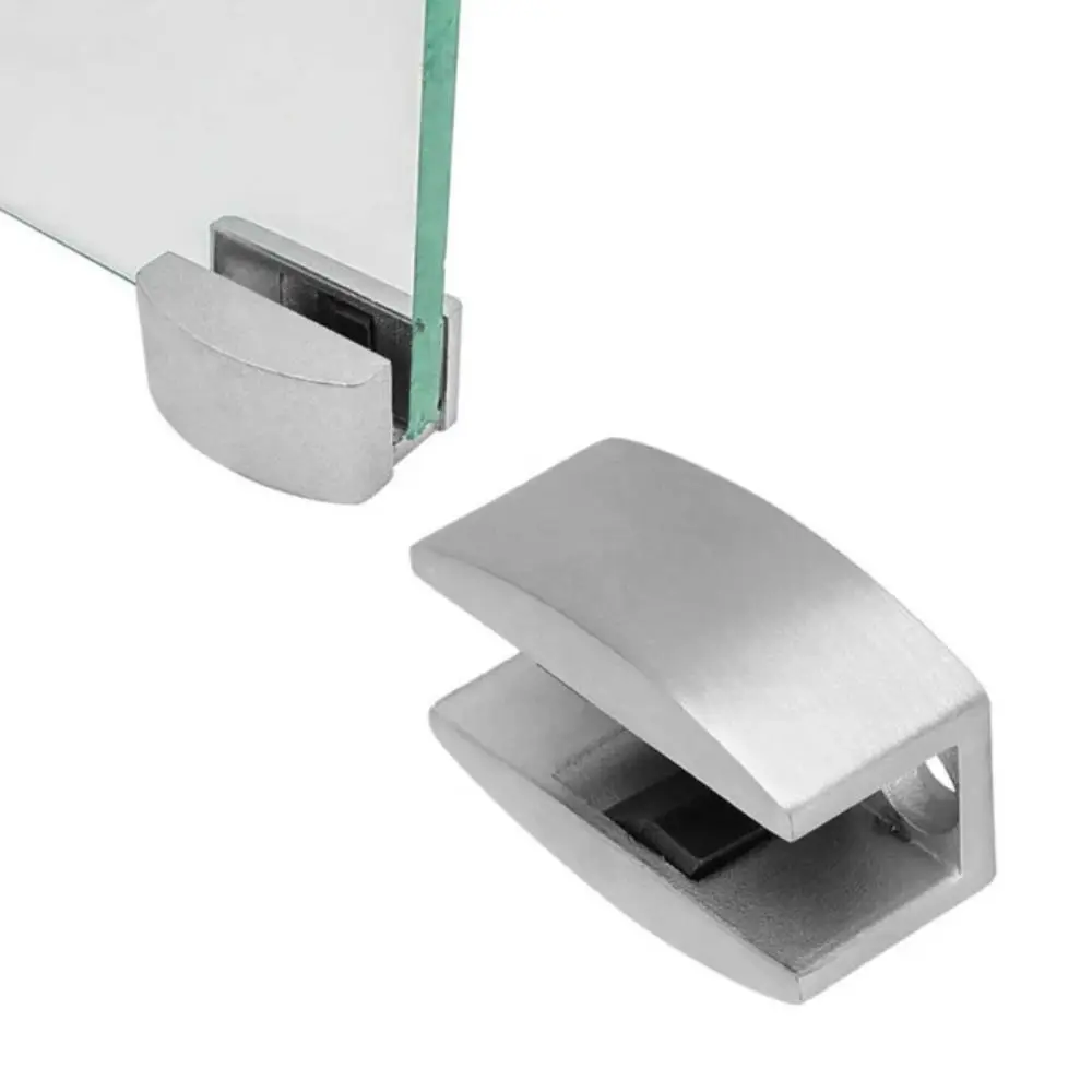 304 Stainless Steel Floor Bottom Guide Hardware Replacement Bottom Guide Frameless Sliding Doors Steel Construction Floor Guide