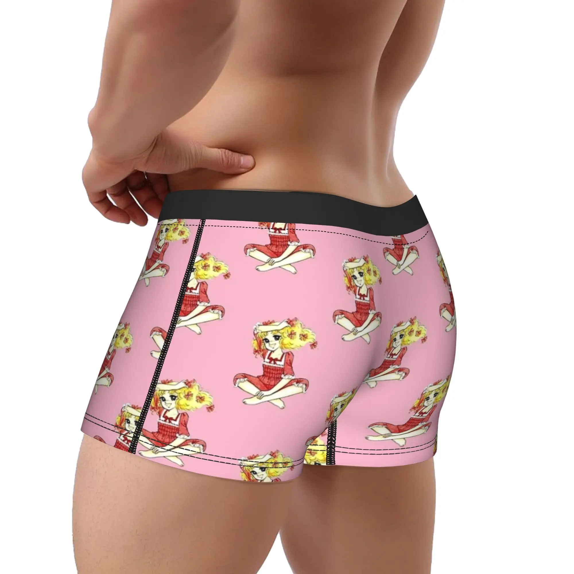 كاندي كاندي و تيري أنيمي السراويل ملخصات الملابس الداخلية عالية الجودة الرجال مريحة boxershorts الجمارك حجم كبير السروال