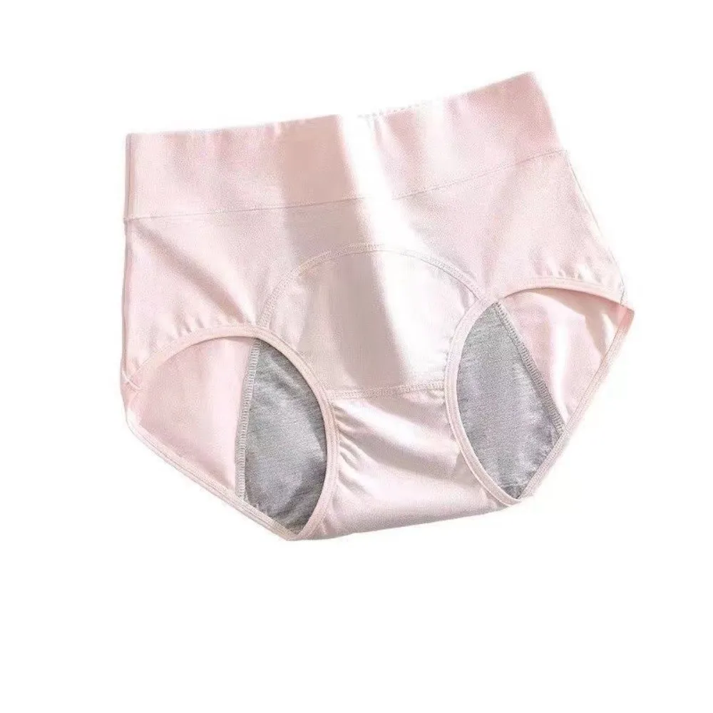Cotton Period Pants High Waist Leak Proof Menstrual Briefs Breathable Antibacterial Physiological Underwear Postpartum