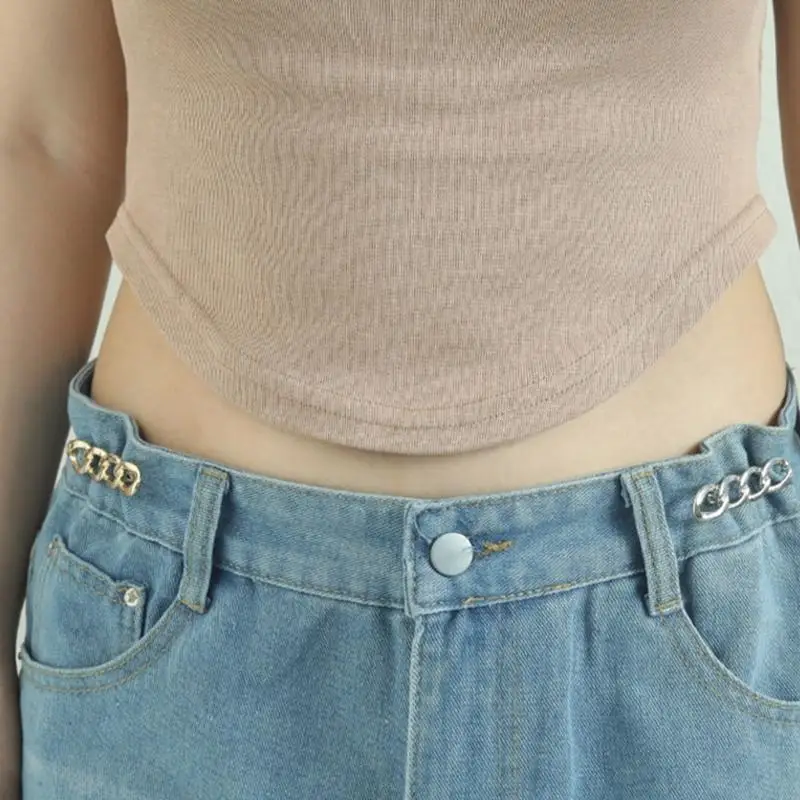 3Pieces Metal Waist Tightening Pin Brooch Pin For Loose Jeans Pants Waist Adjust 