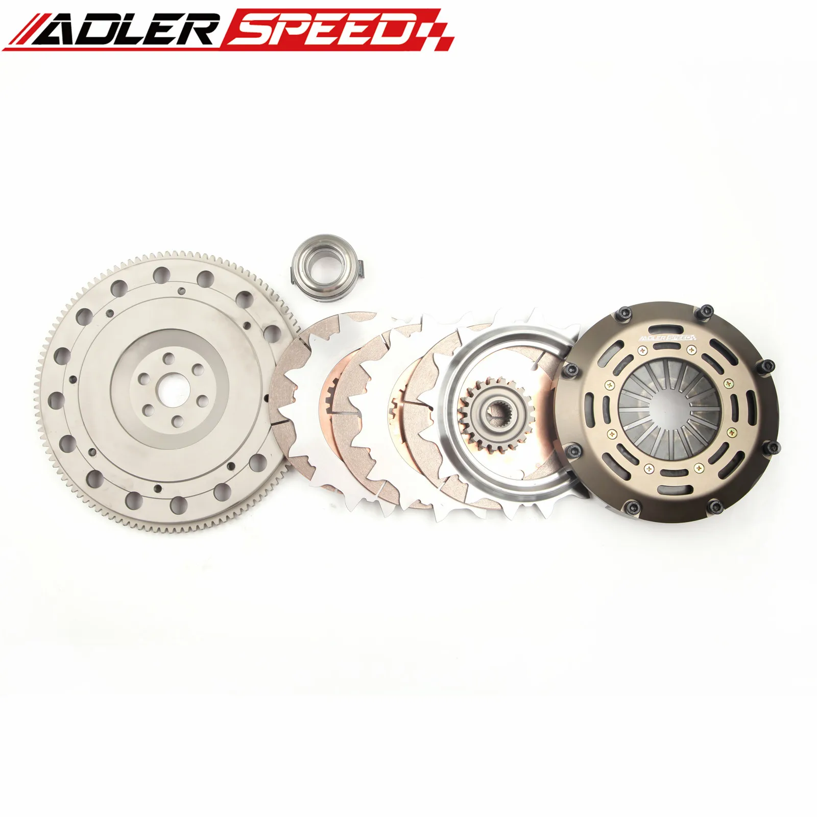 ADLERSPEED Triple Disc Clutch Flywheel Kit For Miata MX-5 Mazdaspeed Miata 1.6L 1.8L