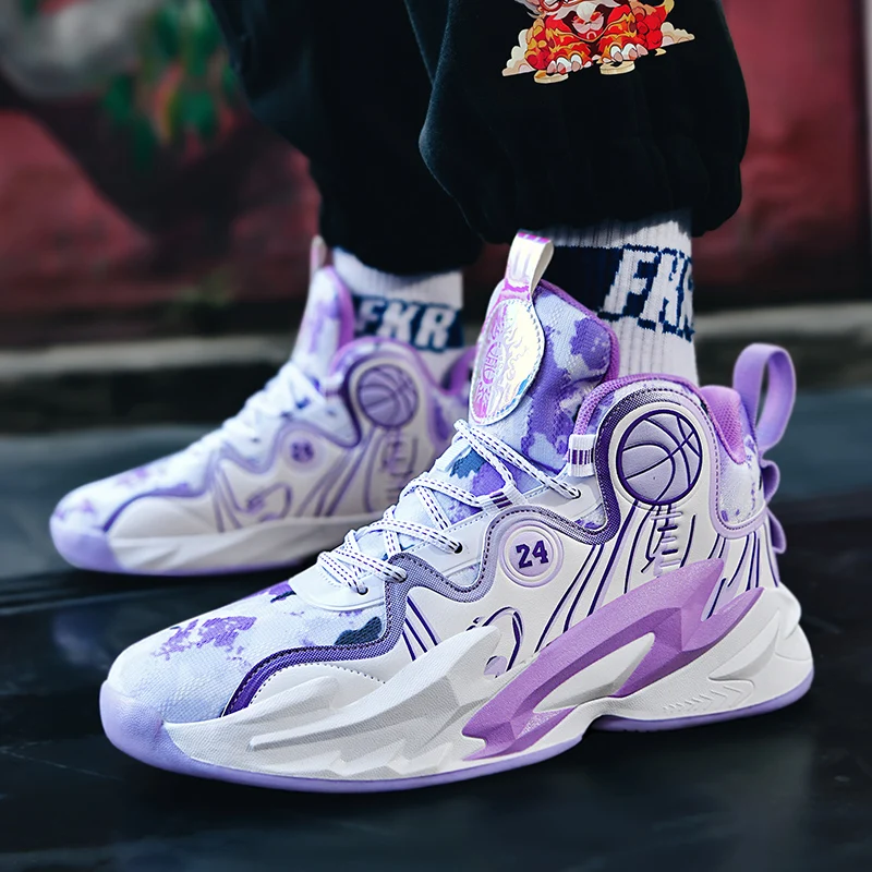 

Оригинальная Молодежная обувь для баскетбола, Мужская Осенняя новая спортивная обувь для начальной школы, дышащие износостойкие кроссовки для мальчиков Коби Брайант